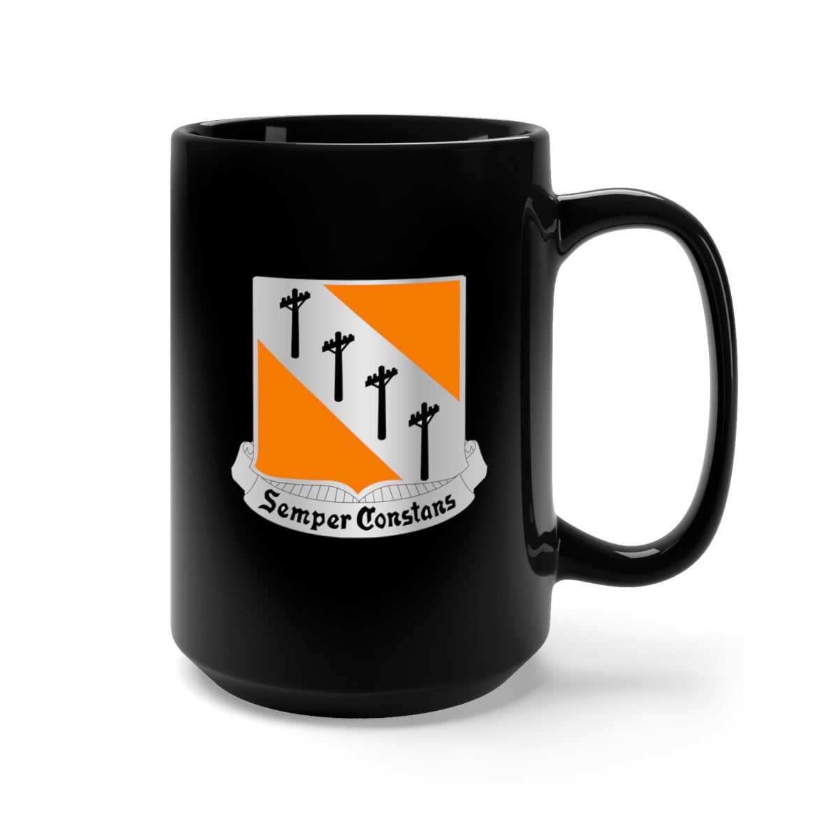 Black Mug 15oz - Army - 51st Signal Battalion wo Txt