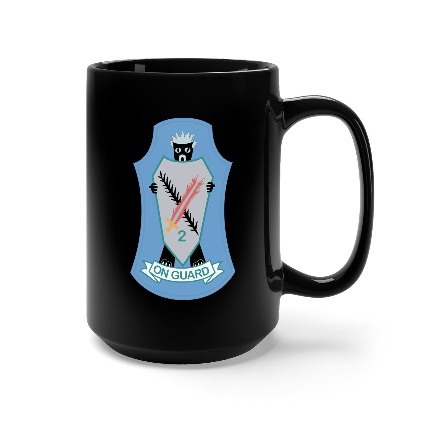 Black Mug 15oz - 2nd Battlegroup - 6th Infantry Regt - Berlin Bde wo Txt X 300