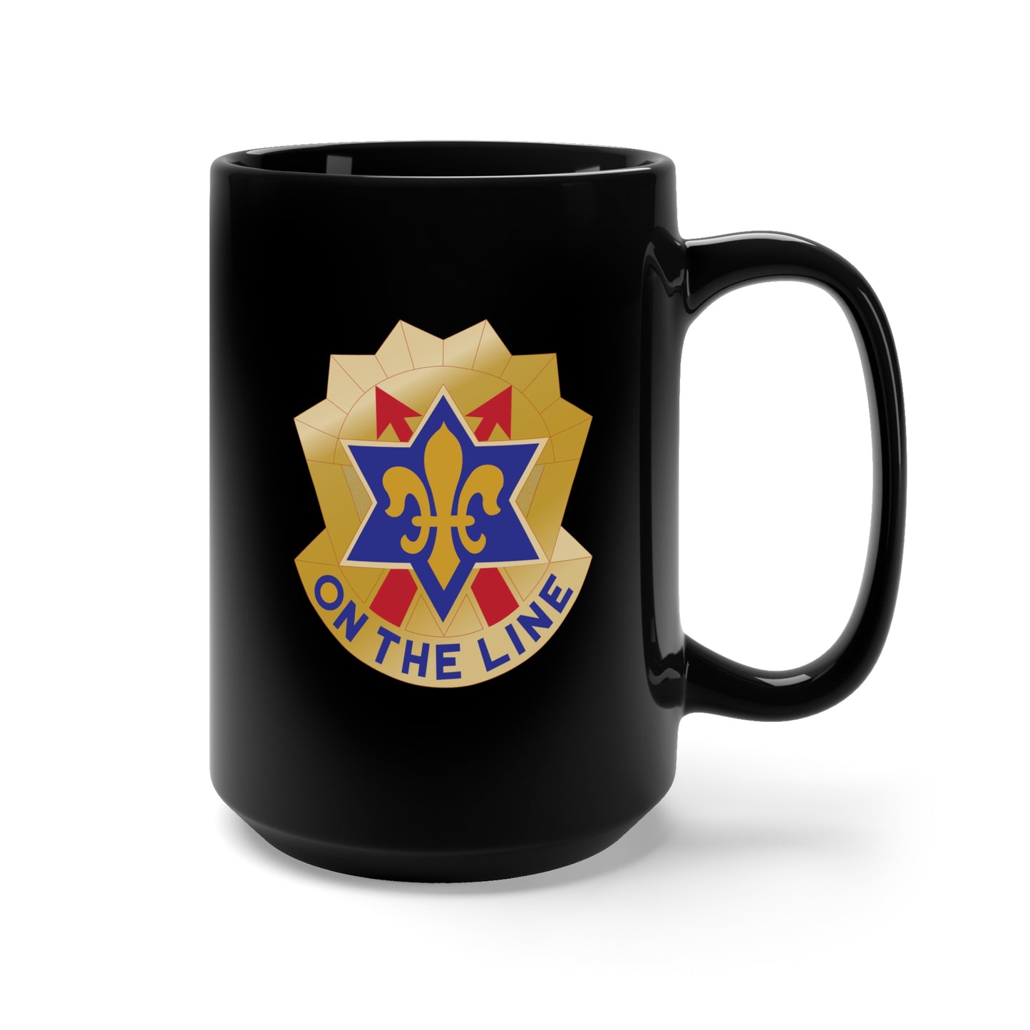 Black Mug 15oz - DUI - 6th Infantry Division X 300