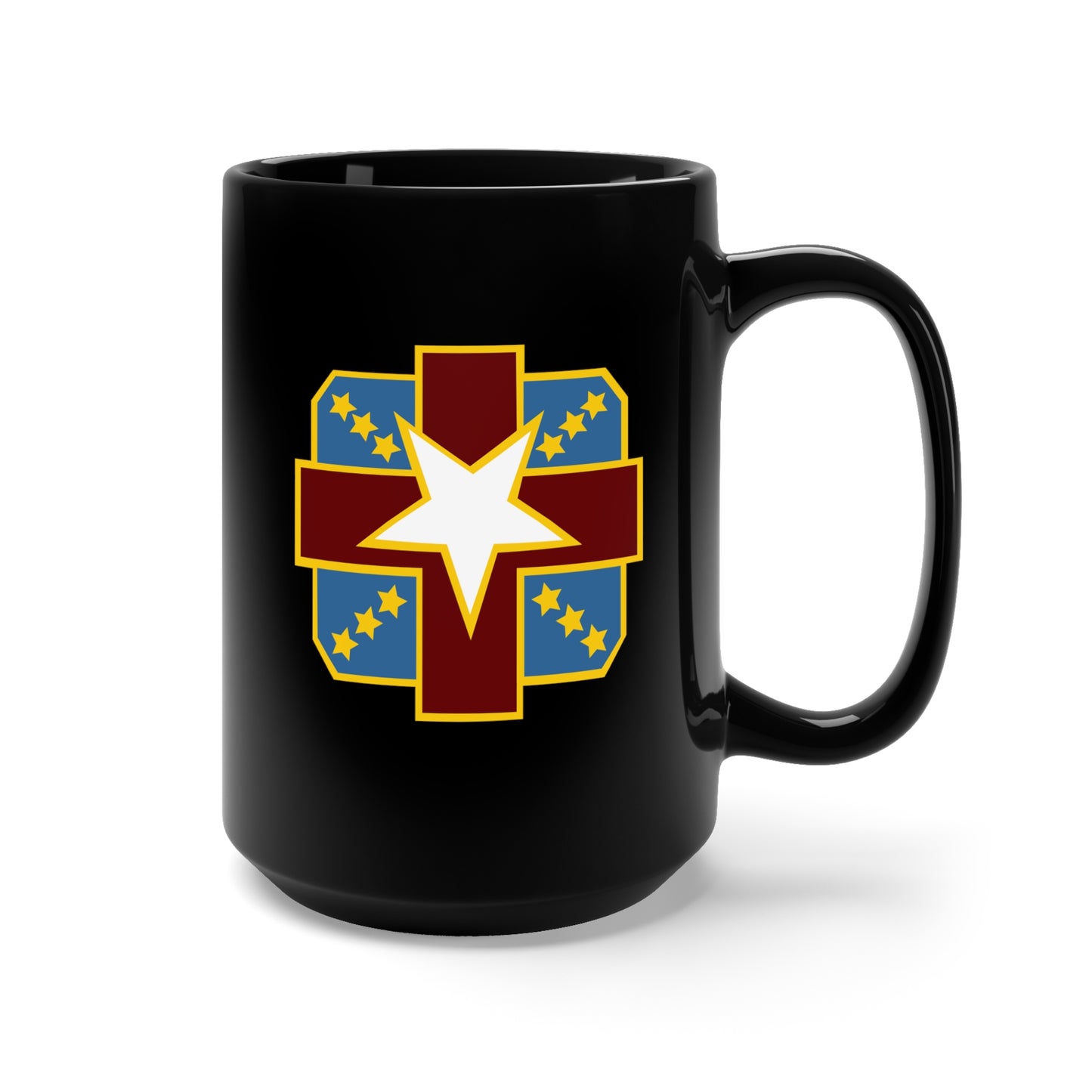 Black Mug 15oz - Army - Womack Army Medical Center wo Txt