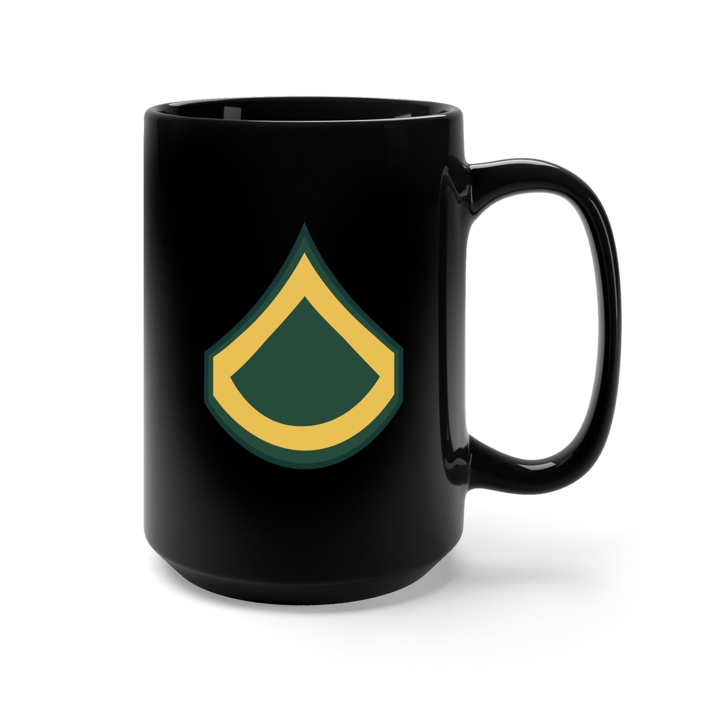 Black Mug 15oz - Army - Private First Class E-3 (PFC)