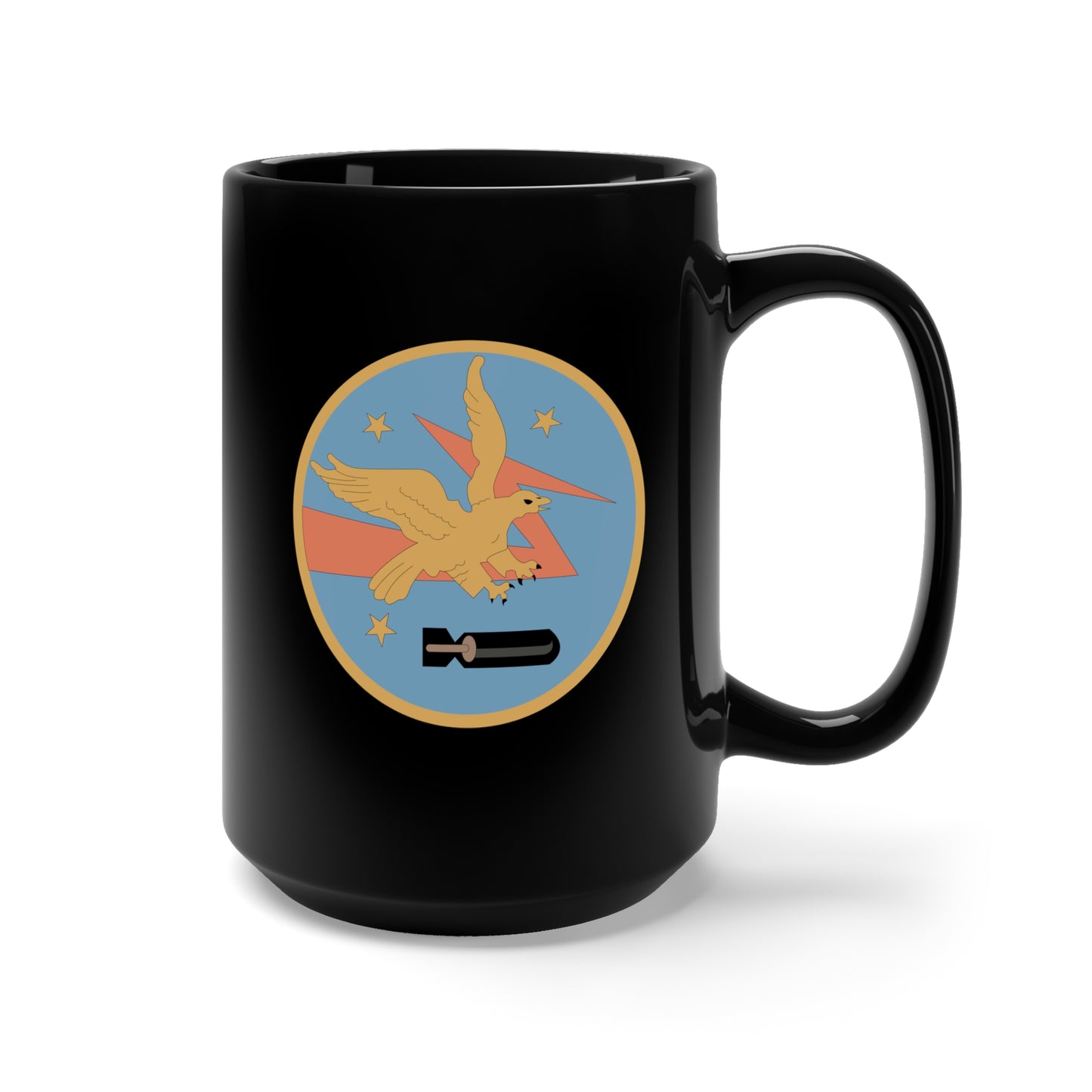Black Mug 15oz - AAC - 526th Bombardment Squadron wo txt X 300
