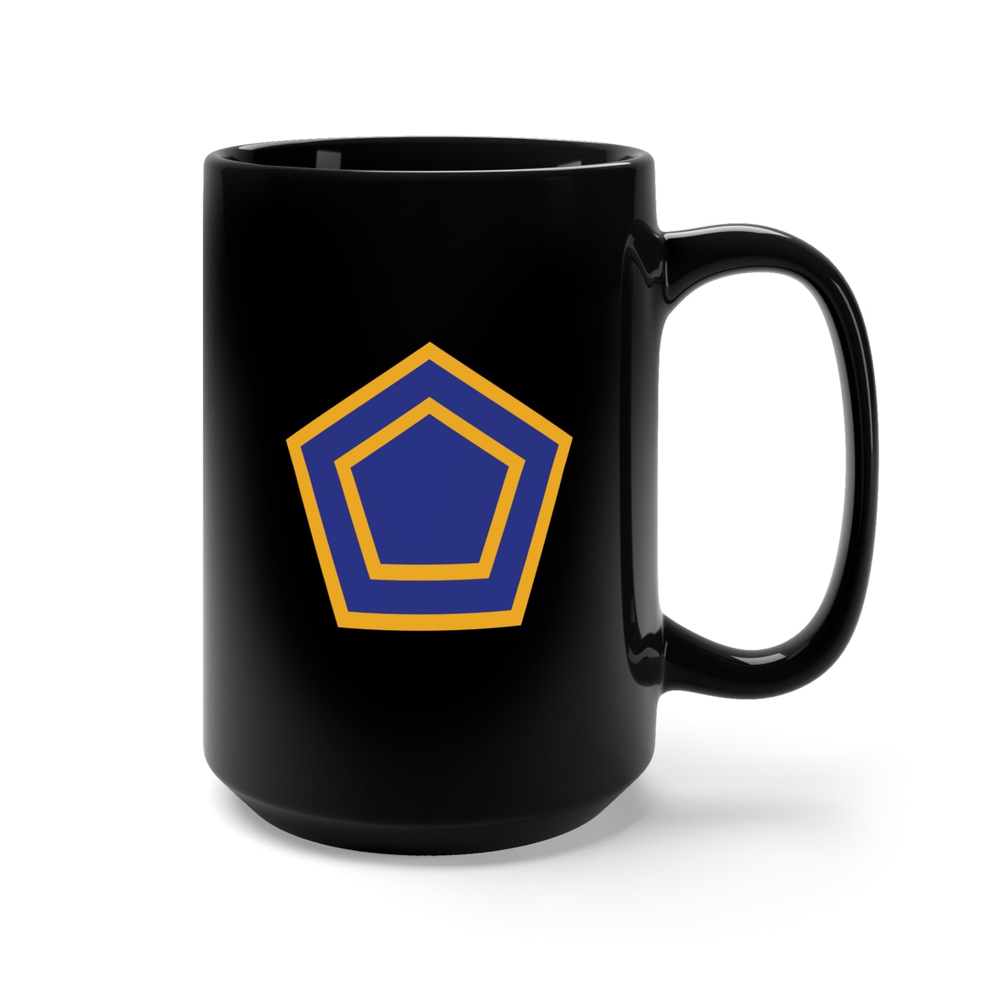 Black Mug 15oz - SSI - 55th Infantry Division X 300