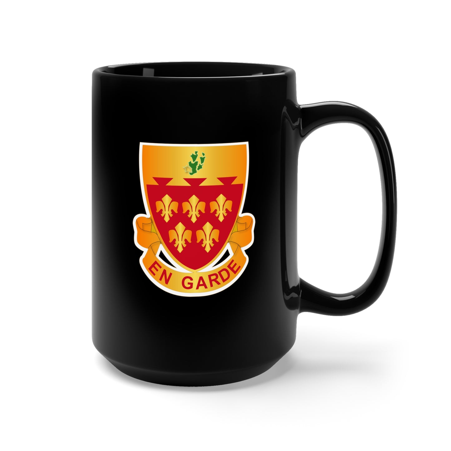 Black Mug 15oz - Army - 77th Artillery wo Txt