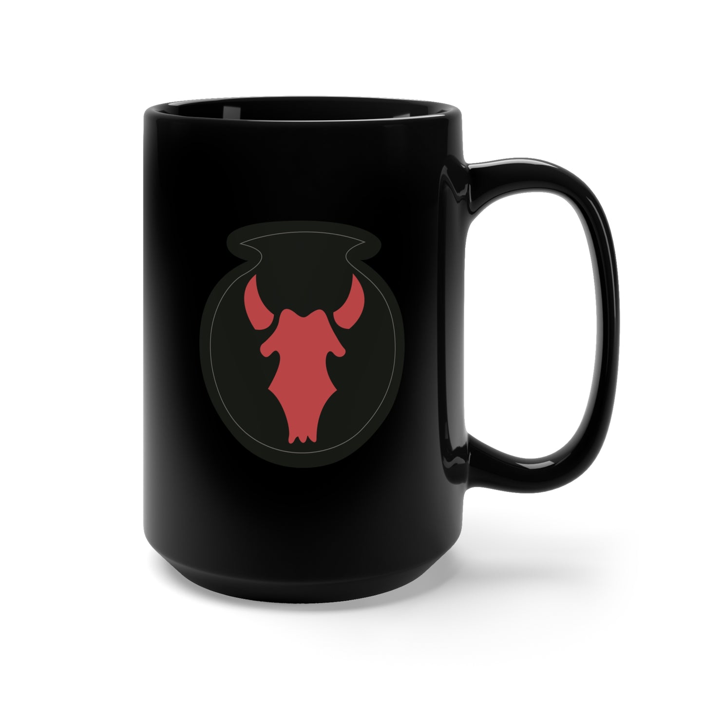Black Mug 15oz - SSI - 34th Infantry Division X 300