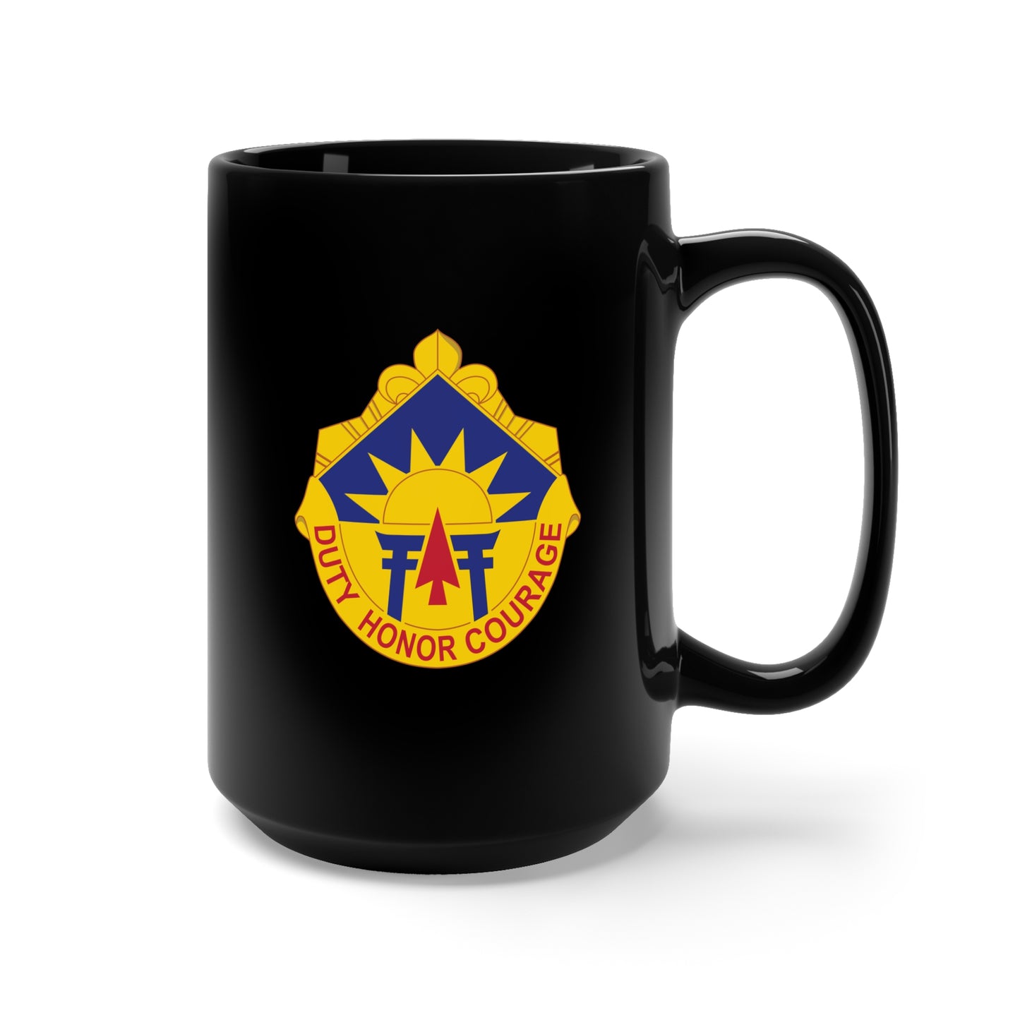 Black Mug 15oz - DUI - 40th Infantry Division X 300