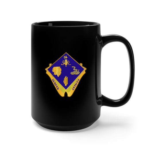 Black Mug 15oz - Army - 45th Infantry Division wo Txt