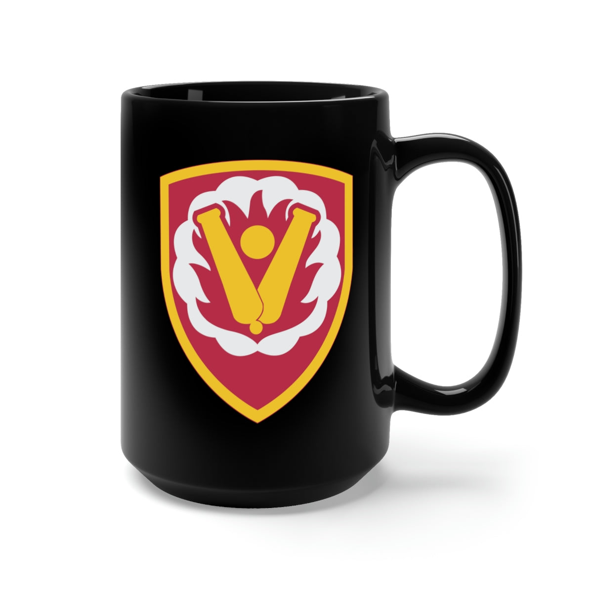Black Mug 15oz - Army - 59th Ordnance Brigade - SSI wo Txt X 300