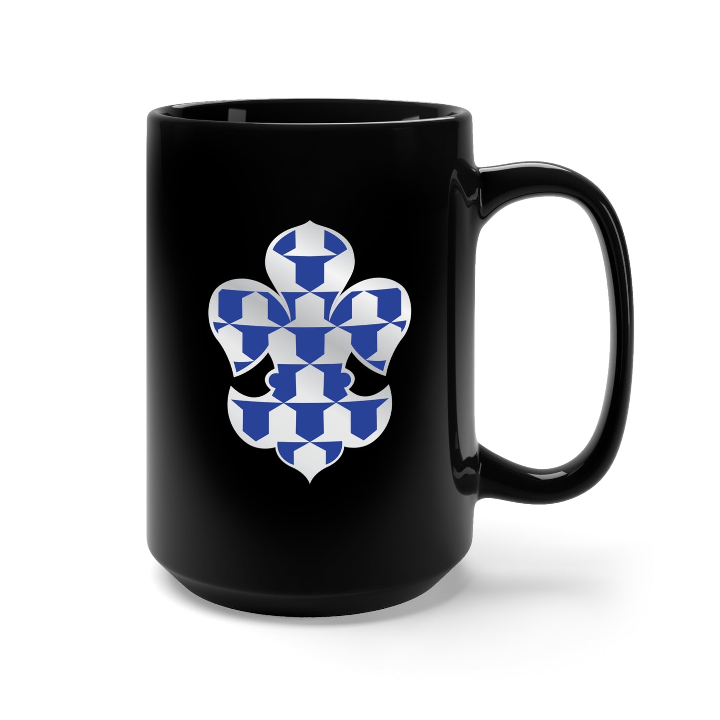 Black Mug 15oz - DUI - 1st Brigade, 1st Infantry Division X 300