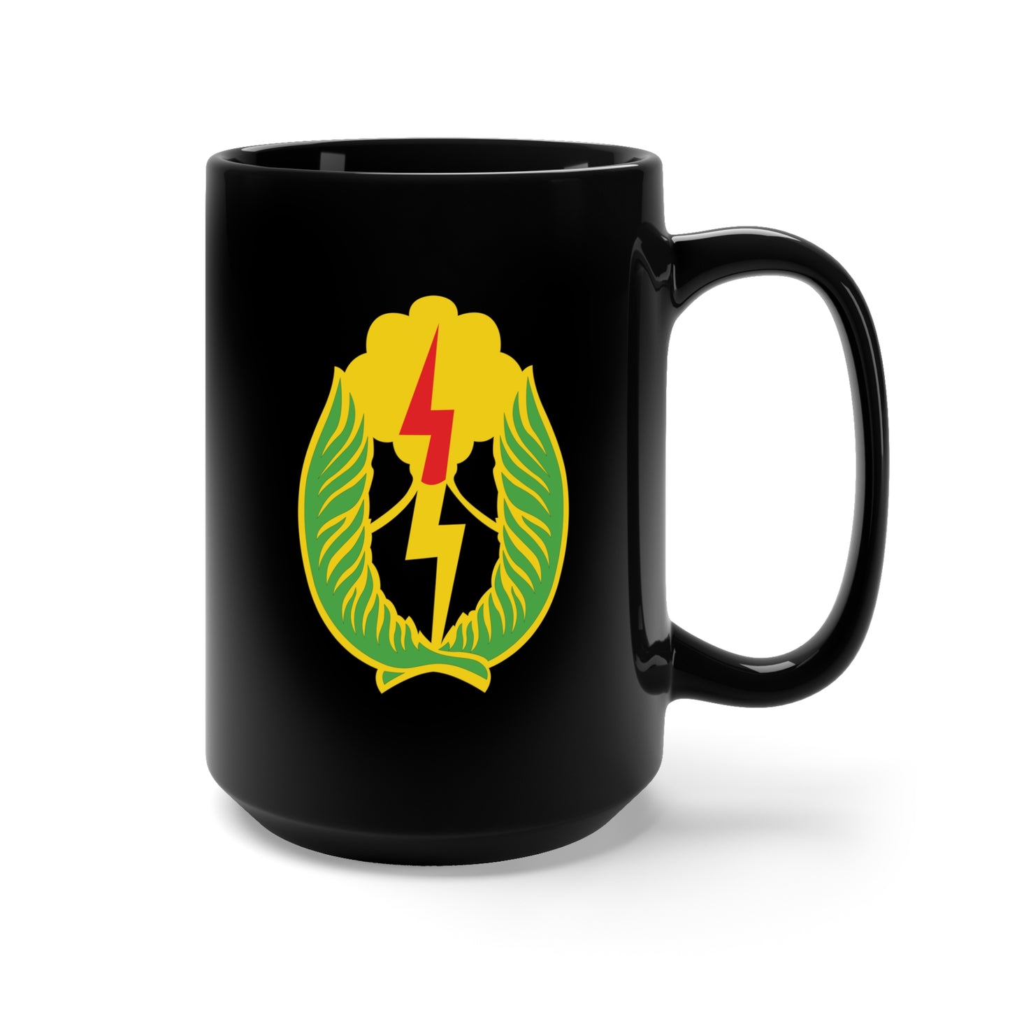 Black Mug 15oz - DUI - 25th Infantry Division X 300