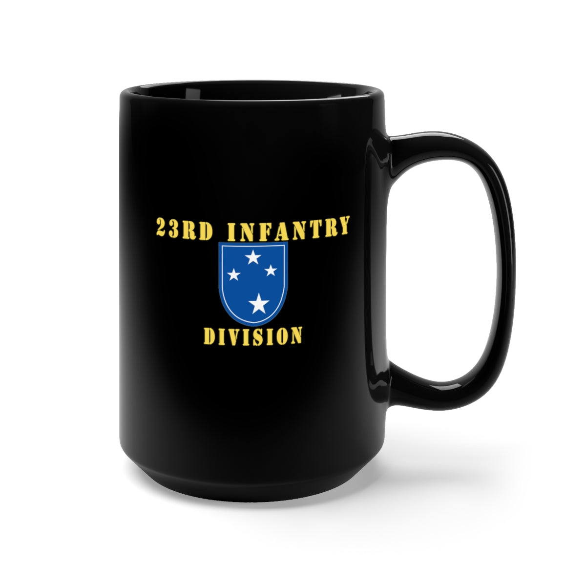 Black Mug 15oz - Army - 23rd Infantry Division X 300