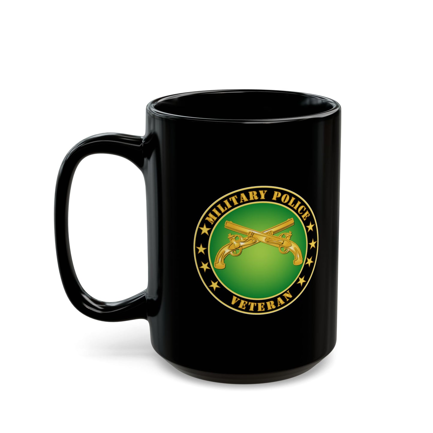 Mug - Army Military Police Veteran Black Mug (11oz, 15oz)