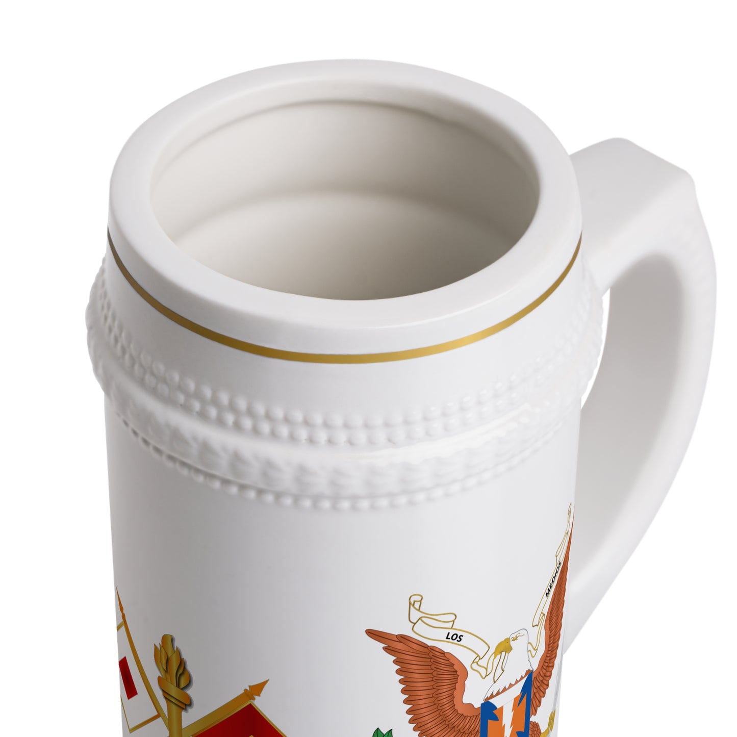 154th Signal Battalion Coat of Arms Beer Stein Mug — Signal Corps Branch