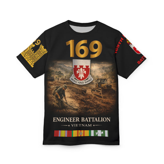 169th Engineer Battalion Vietnam Service Tribute Tee | All-Over Print