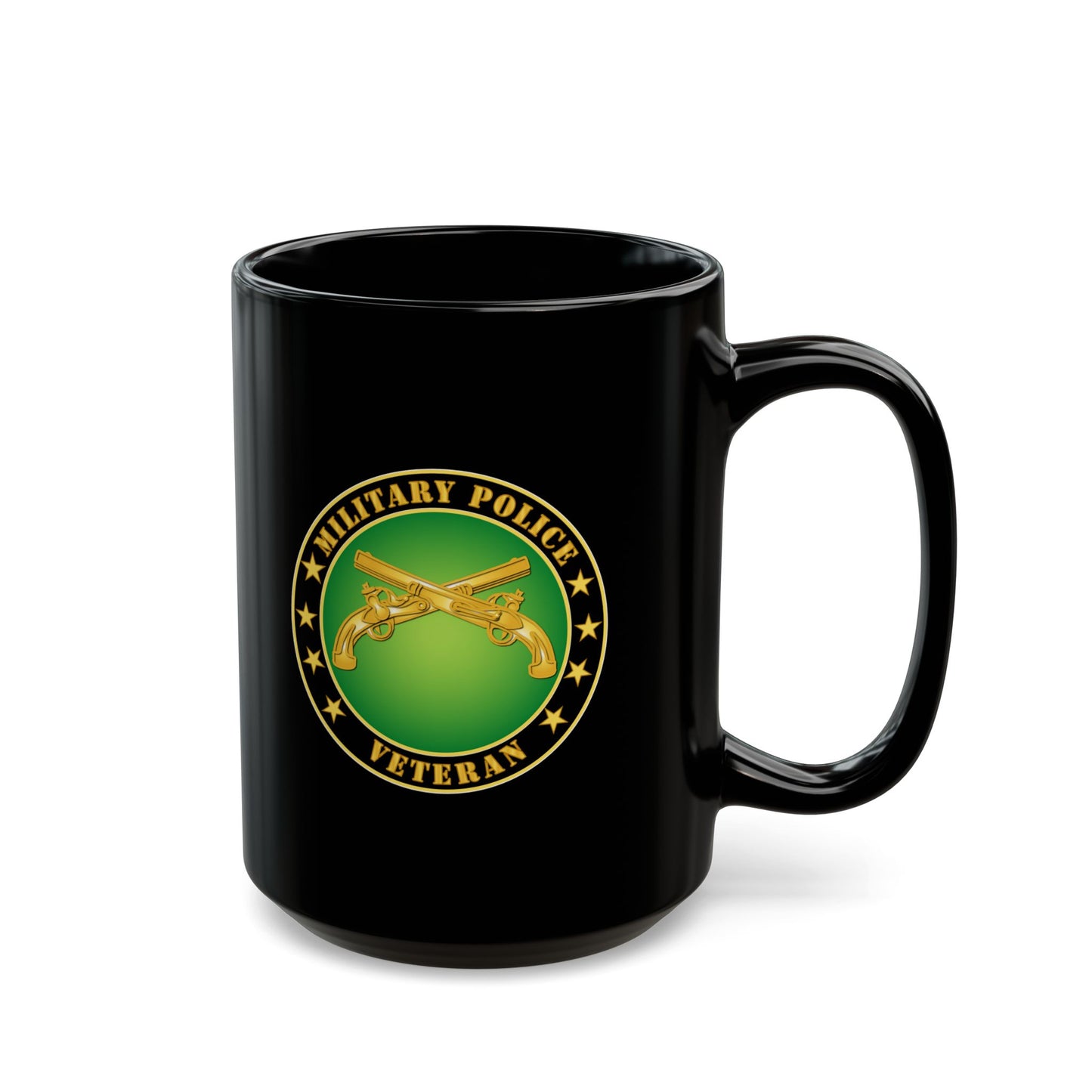Mug - Army Military Police Veteran Black Mug (11oz, 15oz)