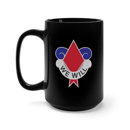 Black Mug 15oz - DUI - 5th Infantry Division X 300
