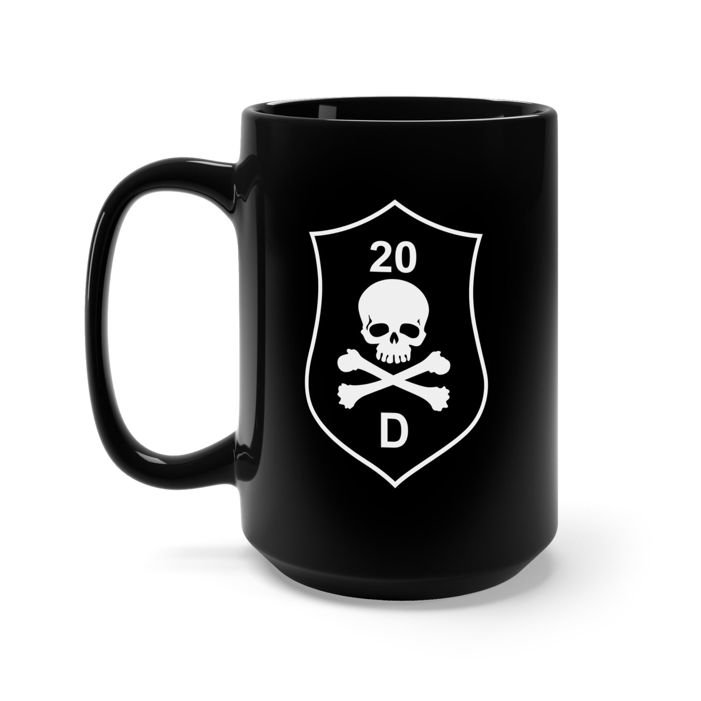Black Mug 15oz - SSI - 20th Infantry Division X 300