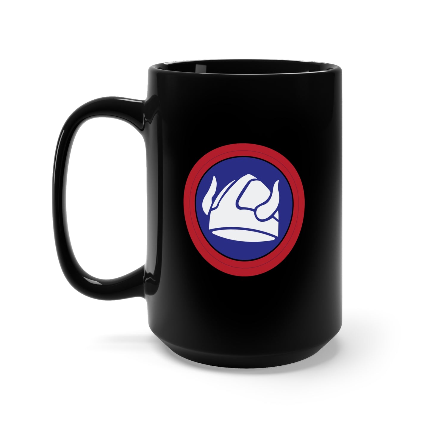 Black Mug 15oz - SSI - 47th Infantry Division X 300