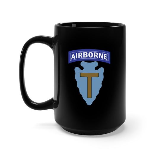 Black Mug 15oz - SSI - 36th Division (Airborne) X 300