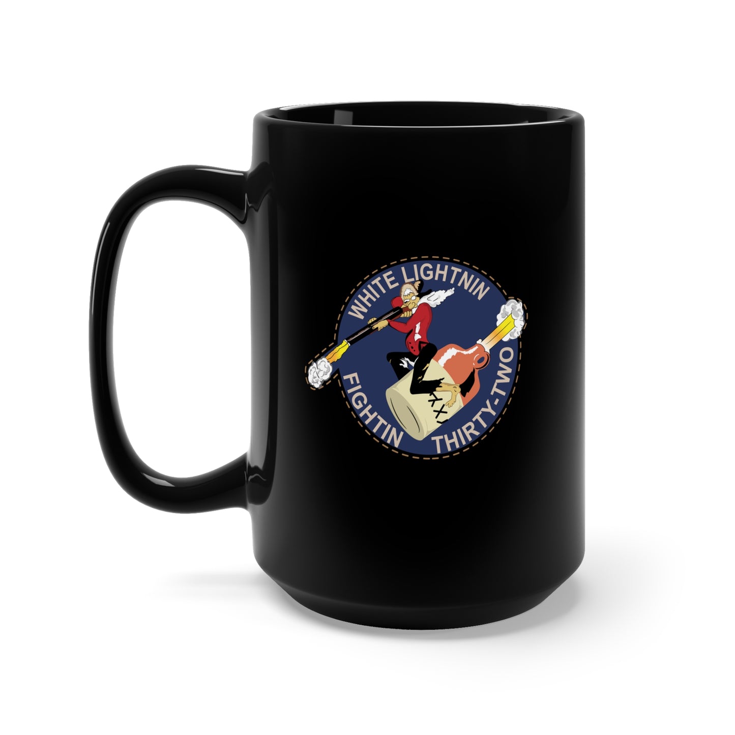 Black Mug 15oz - VF-32 - WWII X 300