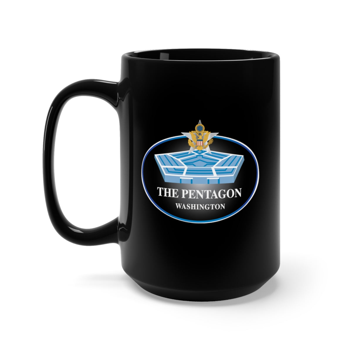 Black Mug 15oz - Army - The Pentagon w GS Branch wo Outside Txt X 300