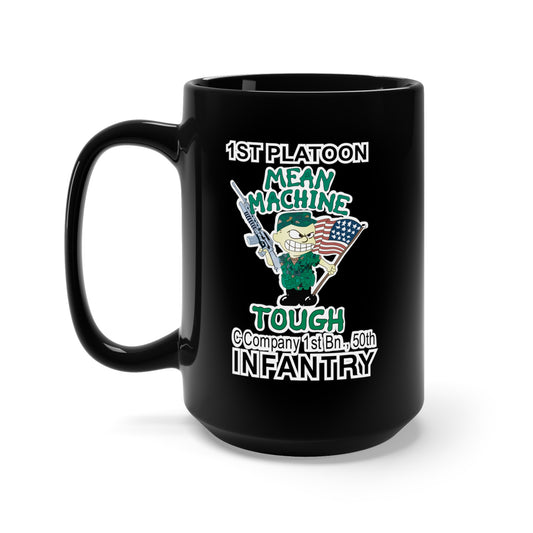 Black Mug 15oz - 1st Platoon Infantry X 300
