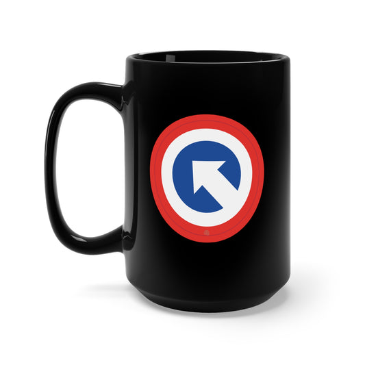 Black Mug 15oz - Army - 1st Corps Support Command (COSCOM)  X 300