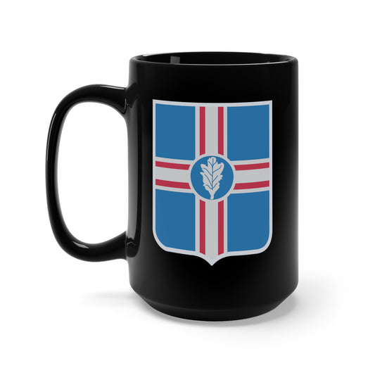 Black Mug 15oz - Army - 190th Glider Infantry Regiment wo Txt X 300