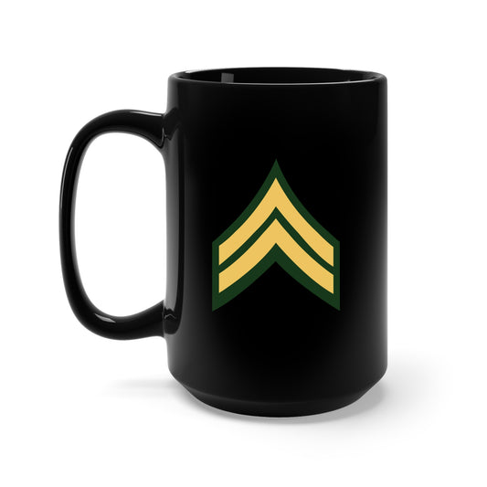 Black Mug 15oz - Army - Corporal E-4 (CPL) X 300