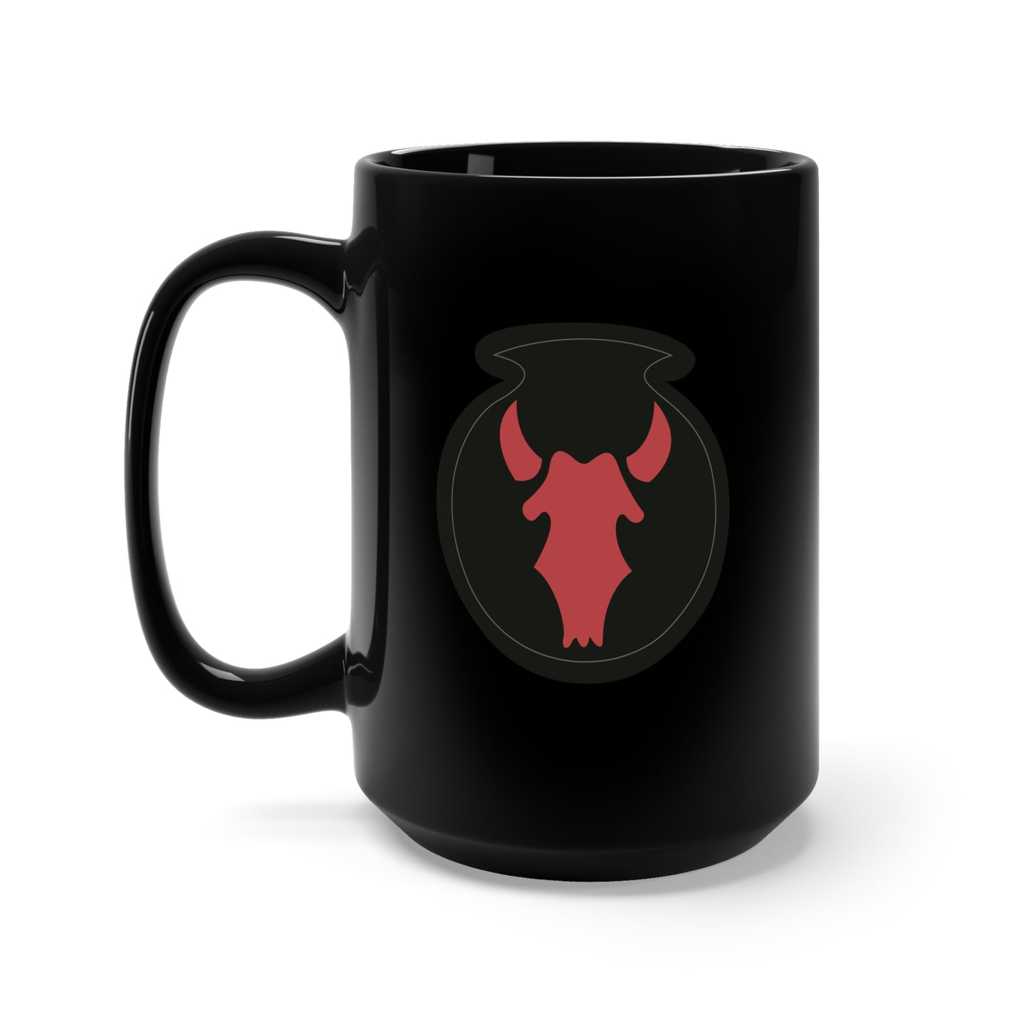 Black Mug 15oz - SSI - 34th Infantry Division X 300