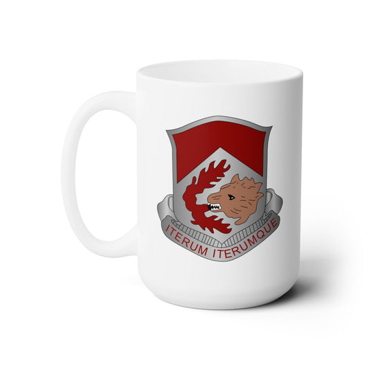 White Ceramic Mug 15oz - Army - 49th Field Artillery Battalion wo Txt
