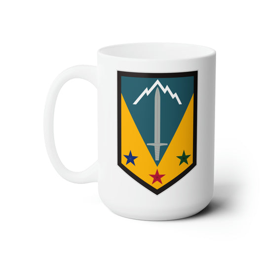 White Ceramic Mug 15oz - Army - 3rd Maneuver Enhancement Bde - SSI wo Txt