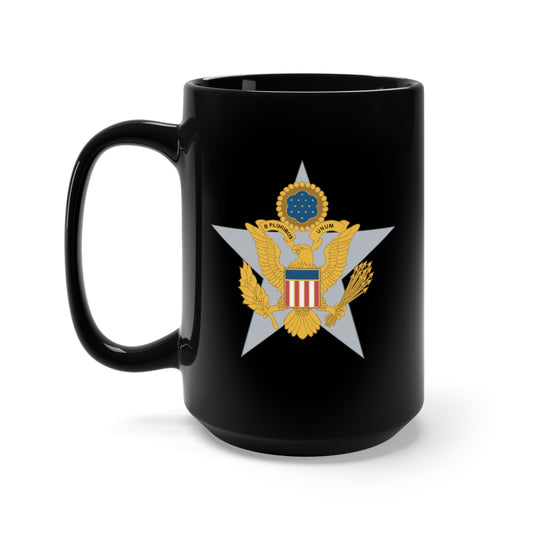 Black Mug 15oz - Branch Insignia - Officer - General Staff X 300