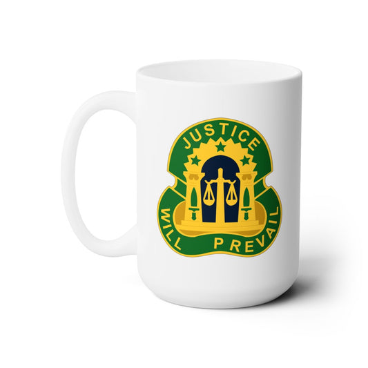 White Ceramic Mug 15oz - Army - 3rd Military Police Group DUI wo Txt