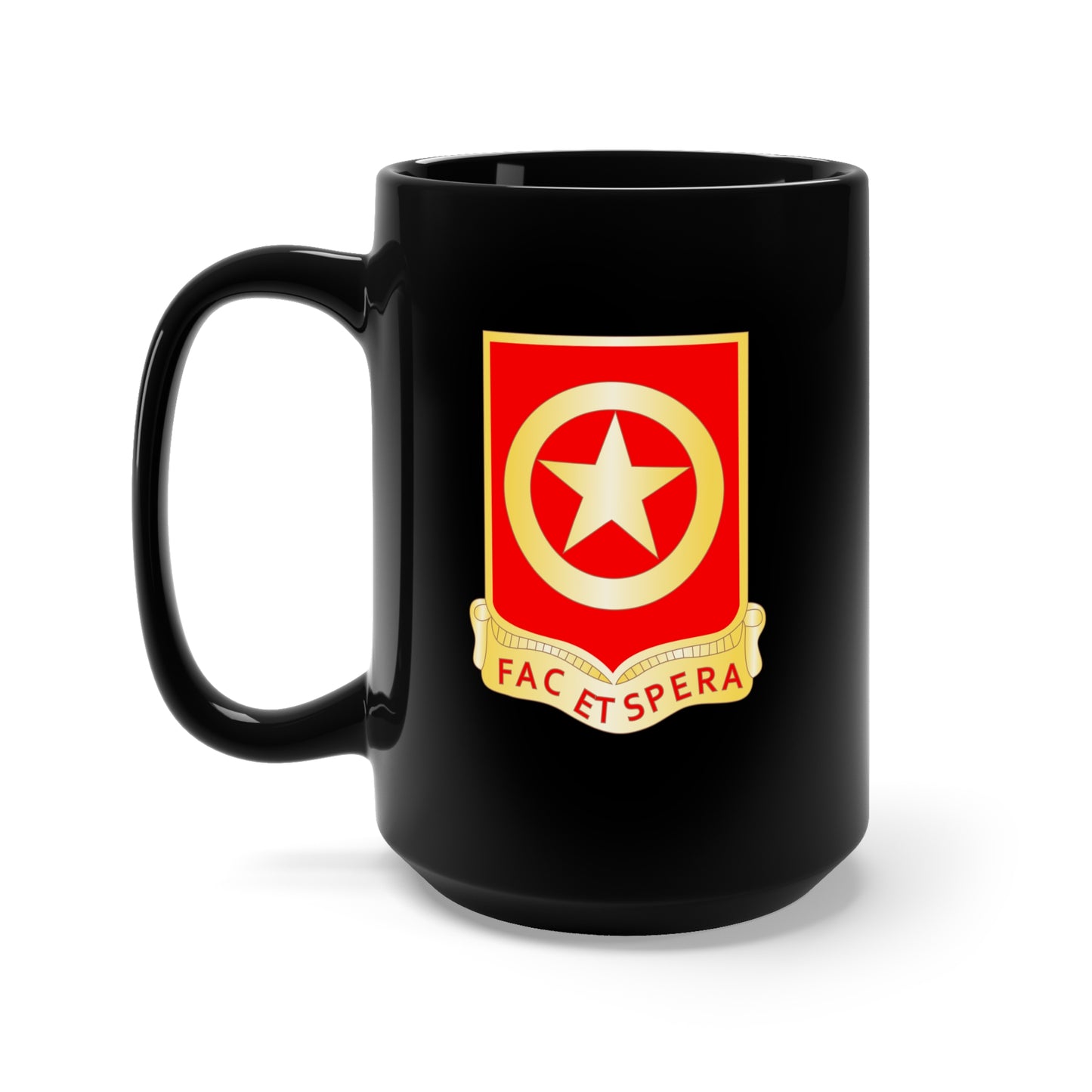 Black Mug 15oz - Army - 48th Field Artillery Battalion wo Txt