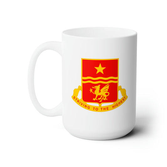 White Ceramic Mug 15oz - Army - 30th Field Artillery wo txt