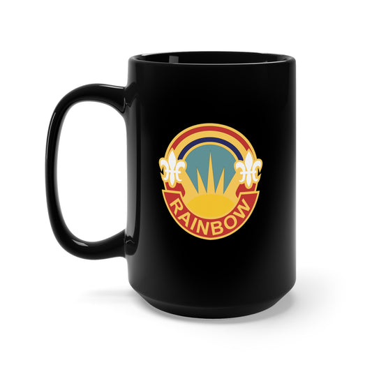 Black Mug 15oz - DUI - 42nd Infantry Division X 300