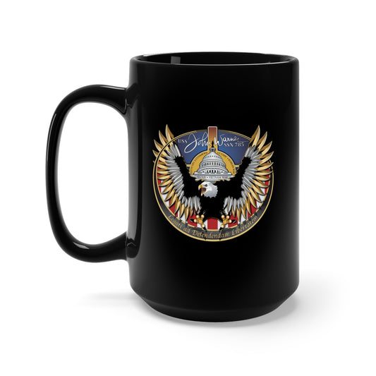 Black Mug 15oz - USS John Warner (SSN 785) X 300