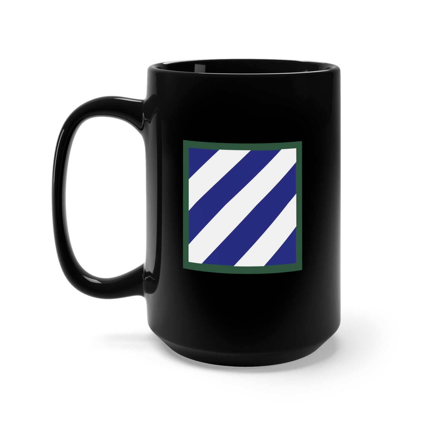 Black Mug 15oz - SSI - 3rd Infantry Division wo Text X 300