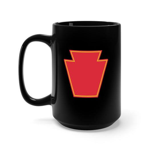 Black Mug 15oz -  Army - 28th Infantry Division - SSI wo txt