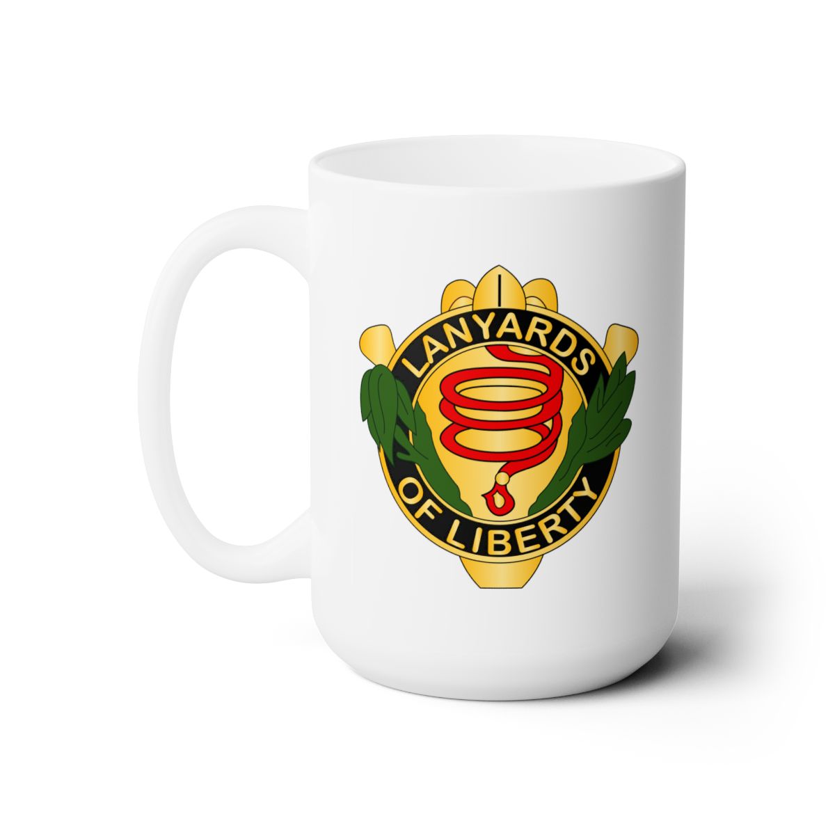 White Ceramic Mug 15oz - Army - 54th Artillery Group wo Txt