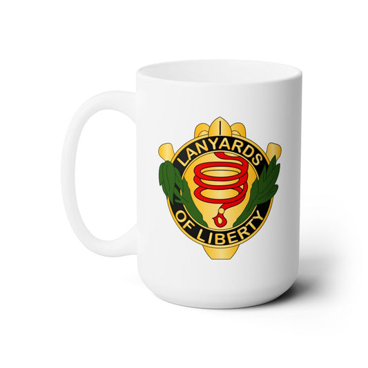 White Ceramic Mug 15oz - Army - 54th Artillery Group wo Txt