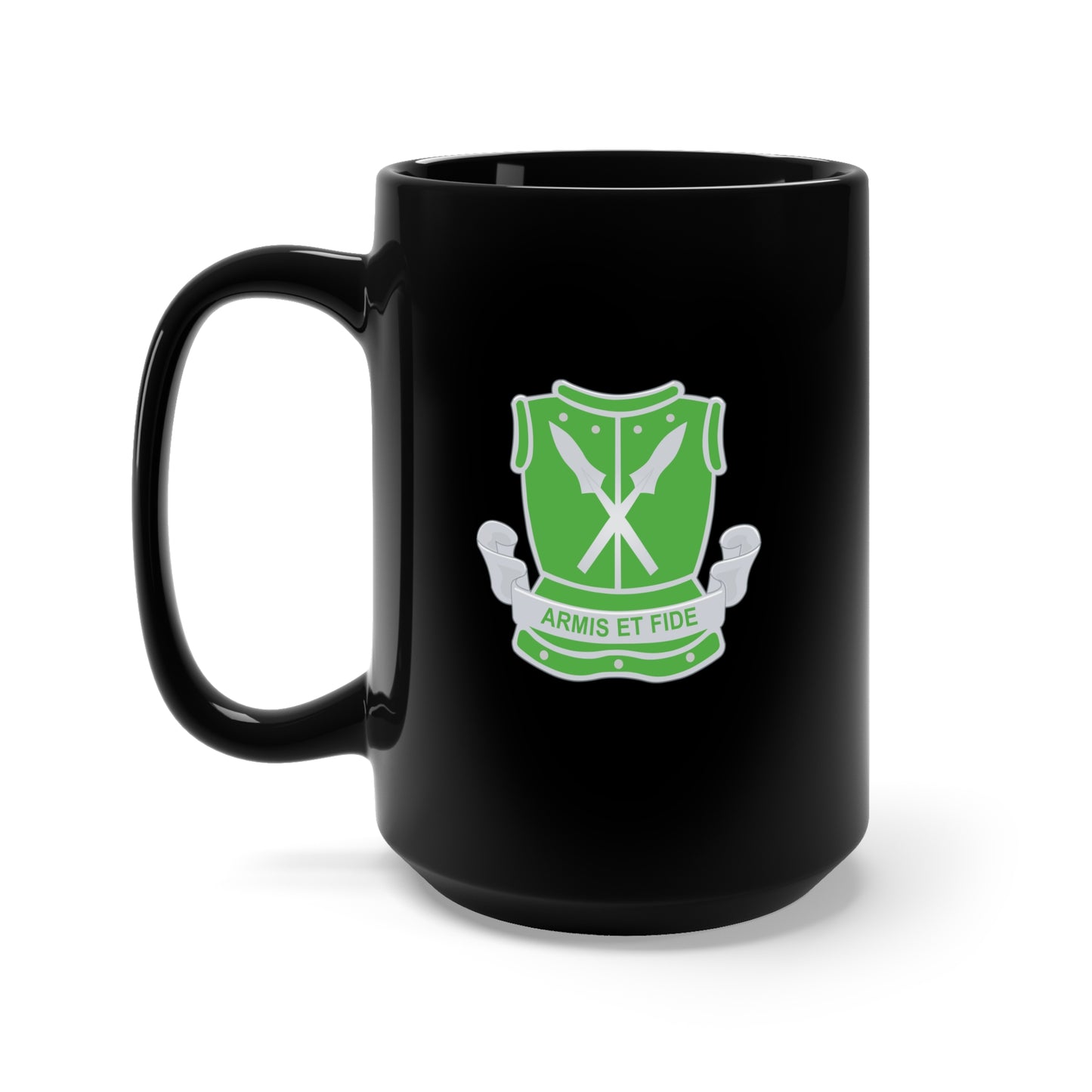 Black Mug 15oz - DUI - 5th Armored Division X 300