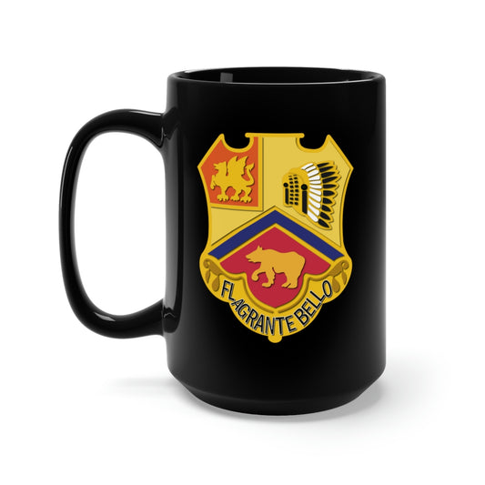 Black Mug 15oz - Army - 1st Bn 83rd Artillery - wo Txt