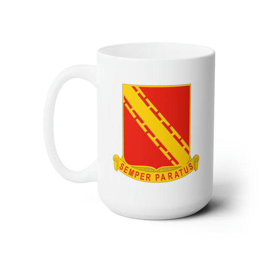 White Ceramic Mug 15oz - Army - 52nd Air Defense Artillery Regiment wo Txt