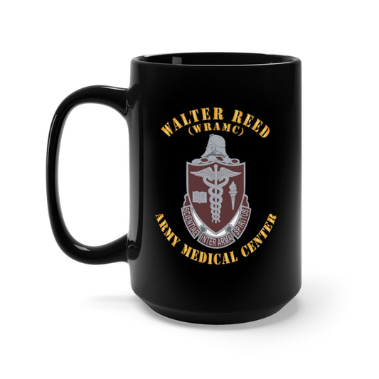Black Mug 15oz - DUI - Walter Reed Army Medical Center X 300