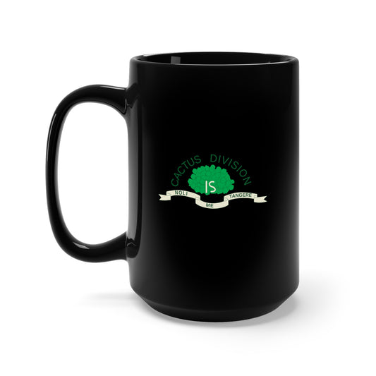 Black Mug 15oz - SSI - 18th Division X 300
