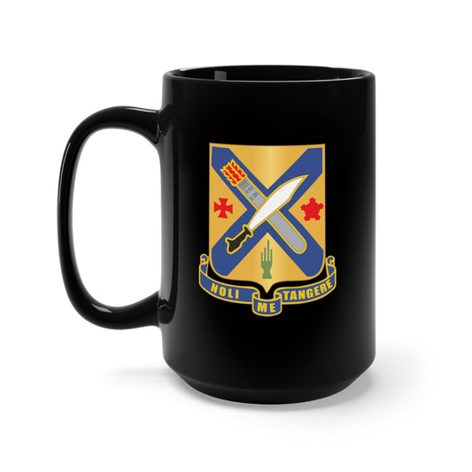 Black Mug 15oz - DUI - 2nd Infantry Regiment wo Txt X 300