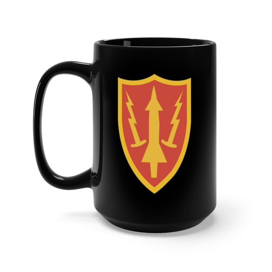 Black Mug 15oz - SSI - United States Army Air Defense Artillery Command - ARADCOM - WWII wo Txt X 300
