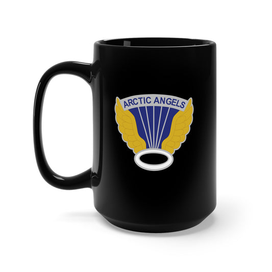 Black Mug 15oz - DUI - 11th Airborne Division X 300